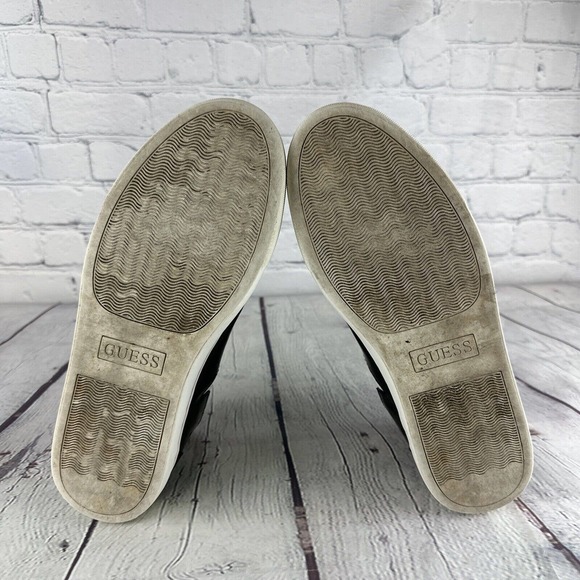 GUESS Men's BARI Colorblock Logo High-Top Sneakers Sz 9 - Picture 9 of 9